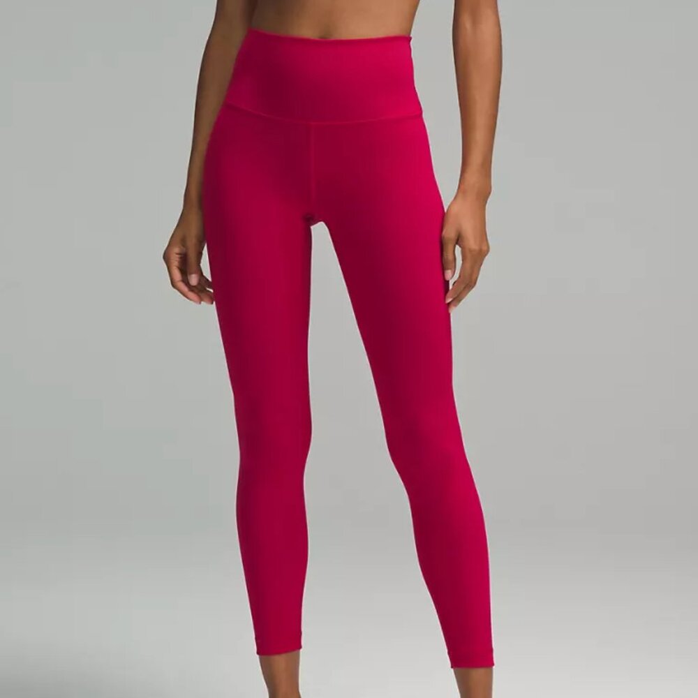 Wunder Train High-Rise Tight 25" in Ruby Red